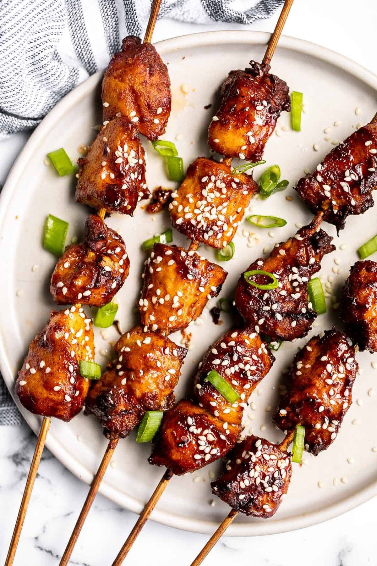 Korean BBQ Chicken Satay